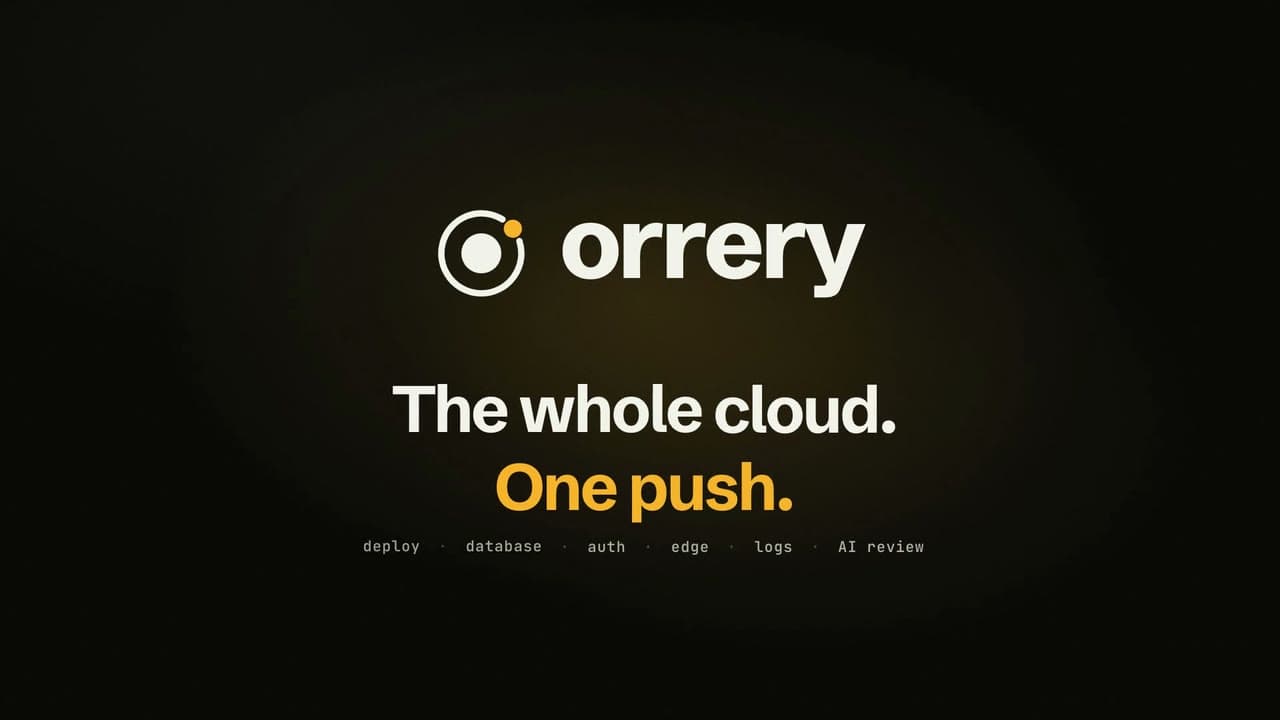 Orrery, Launch film for a developer cloud